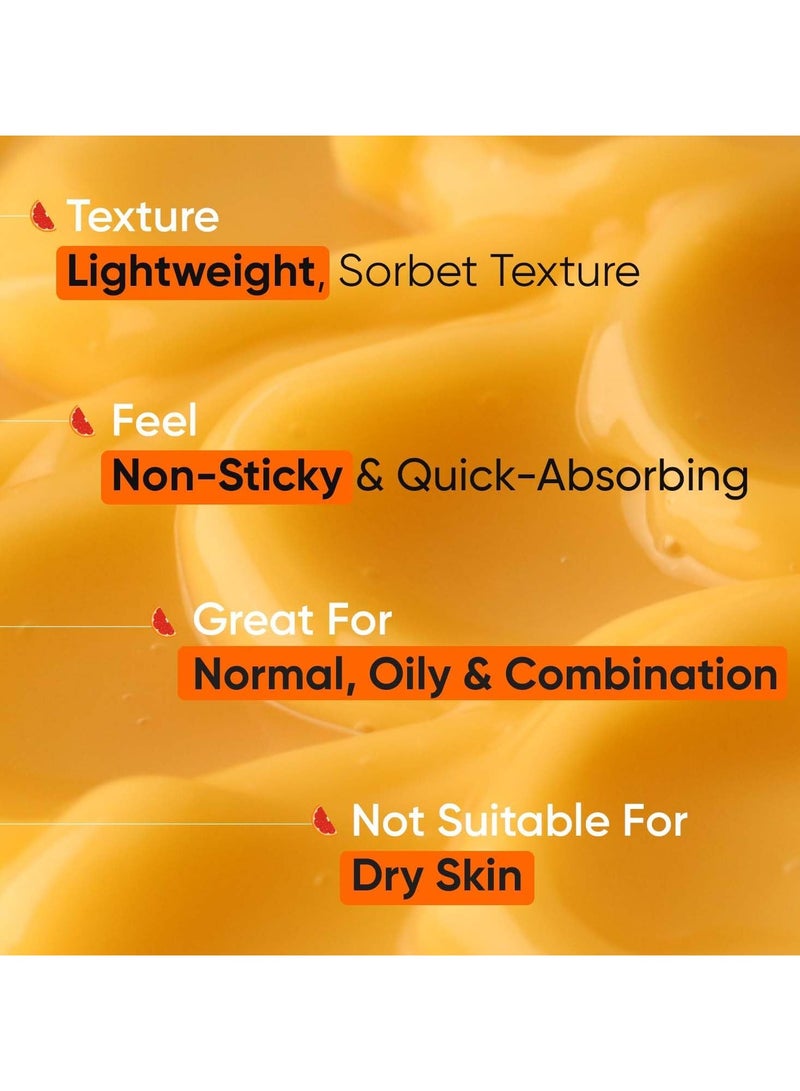 Dot & Key Vitamin C + E Sorbet Super Bright Moisturizer for Face Vitamin C Face Cream For Glowing Skin Reduces Skin Dullness Oil Free & Lightweight For All Skin Types 60 ml - Image 4