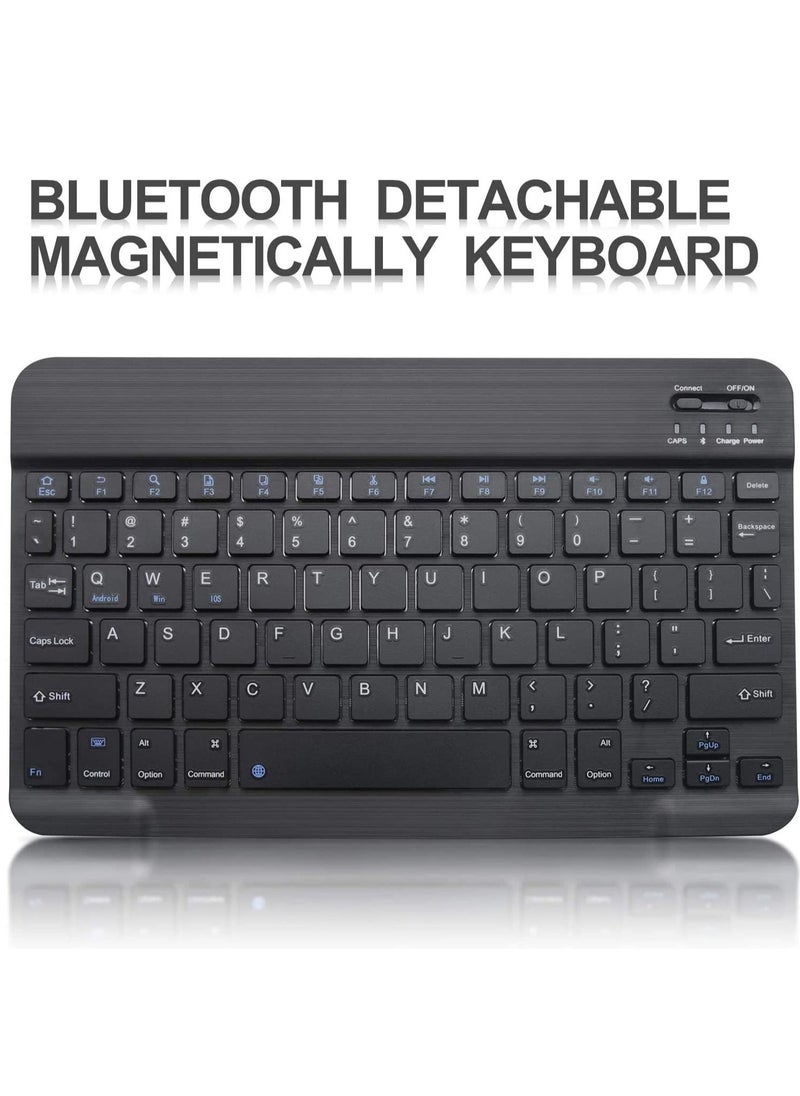 ELTRAZONE Keyboard Case for iPad Air 4th Generation 10.9 2020 with Pencil Holder,PU Leather Auto Wake/Sleep Smart Cover with BT Detachable Keyboard,Compatible with iPad 10.9 inch/Pro 11 inch -Black - Image 3