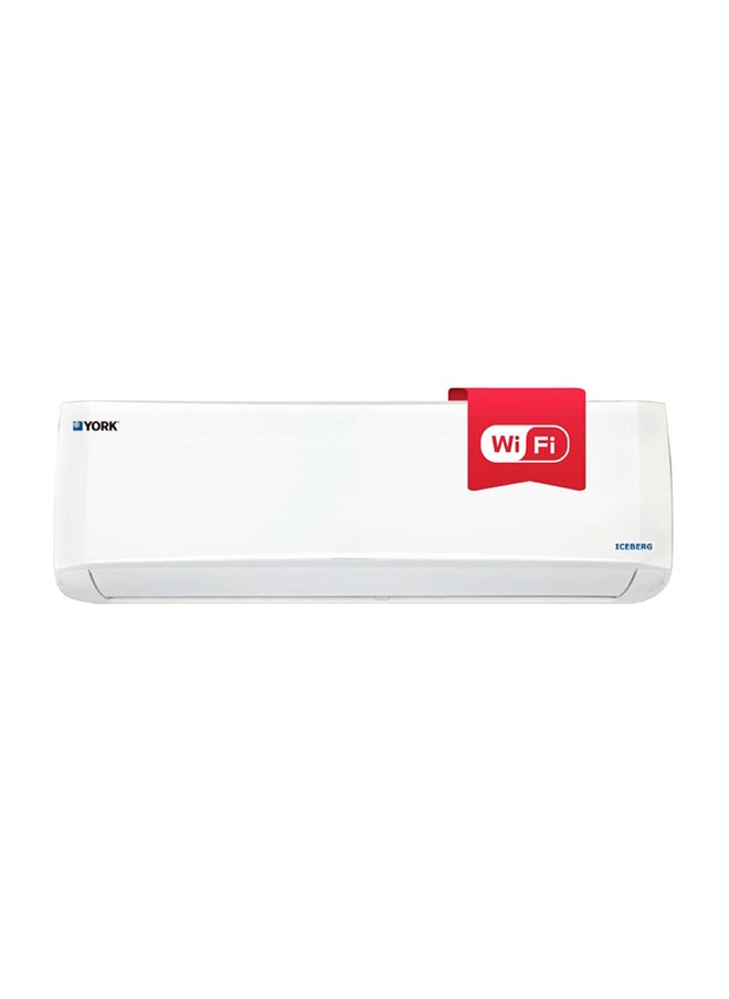 YORK - YORK ICEBERG High Wall Split 12000 Btu Cool And Heat Air Conditioner 1 TON - WIFI - Image 1
