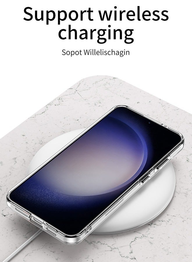 DUNISO Samsung Galaxy S24 Ultra Phone Case Full Body Protective Phone Cover Anti-fall Anti-fingerprint Phone Case with Wristband for Samsung Galaxy S24 Ultra 5G Phone Case - Image 5