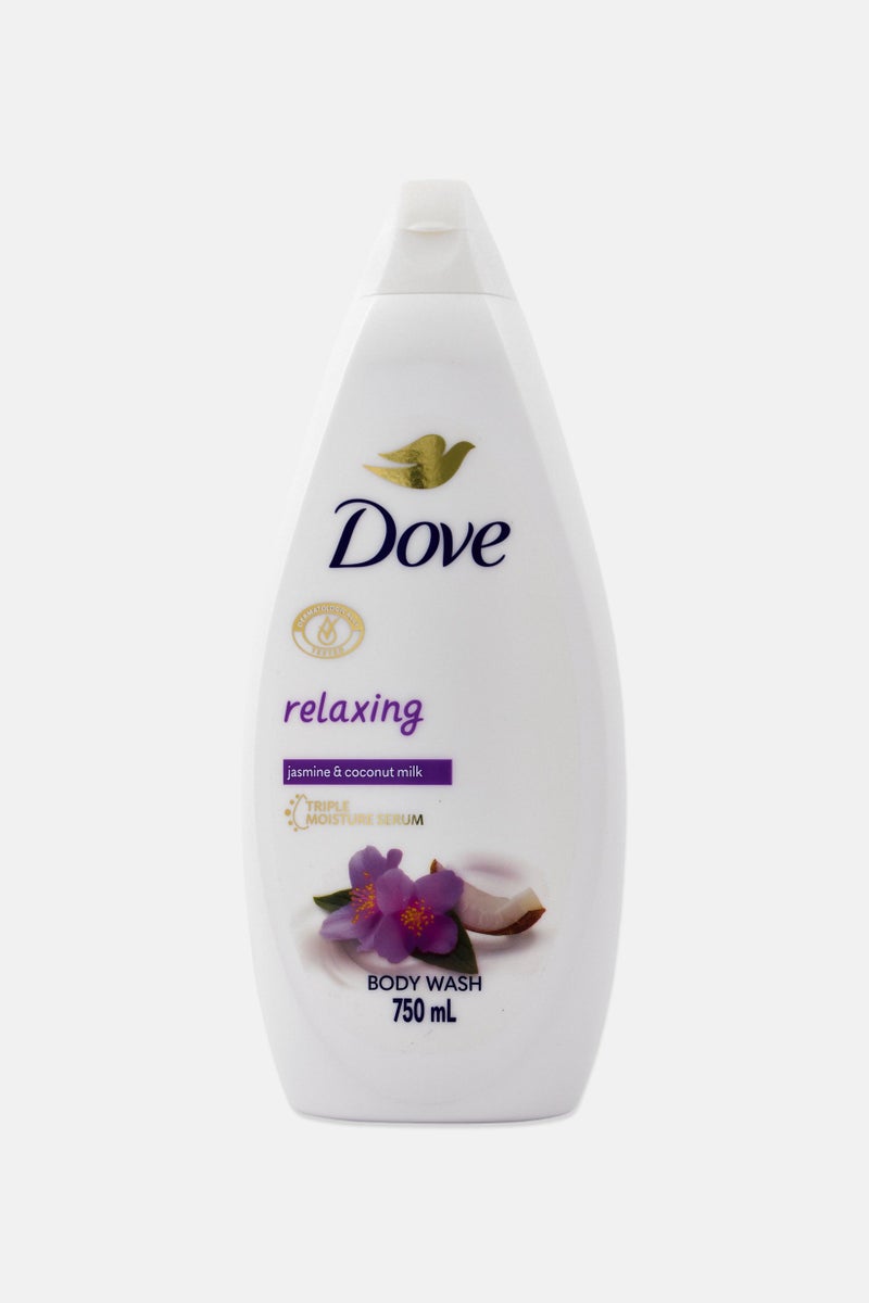 Dove Relaxing Jasmine And Coconut Milk Body Wash 750 ml - Image 1
