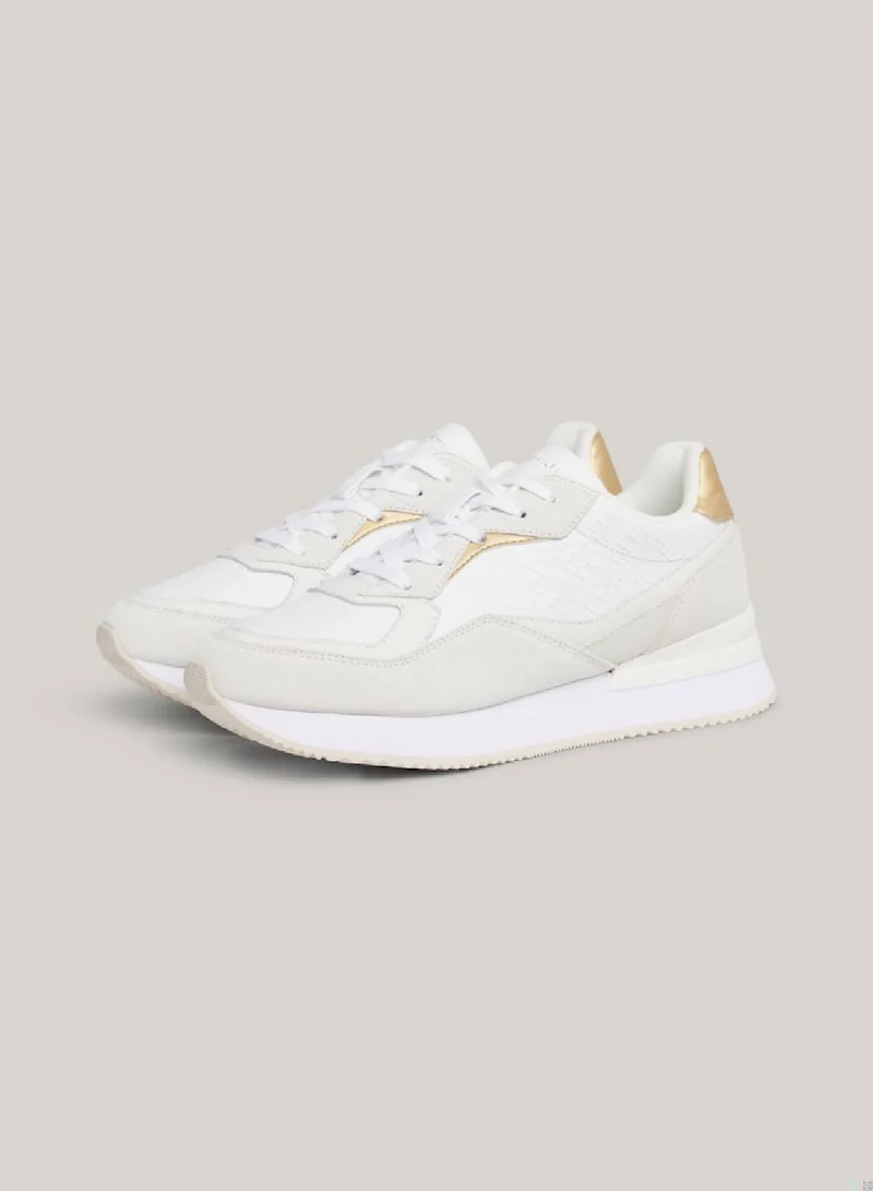TOMMY HILFIGER Th Monogram Leather Runner Sneakers
