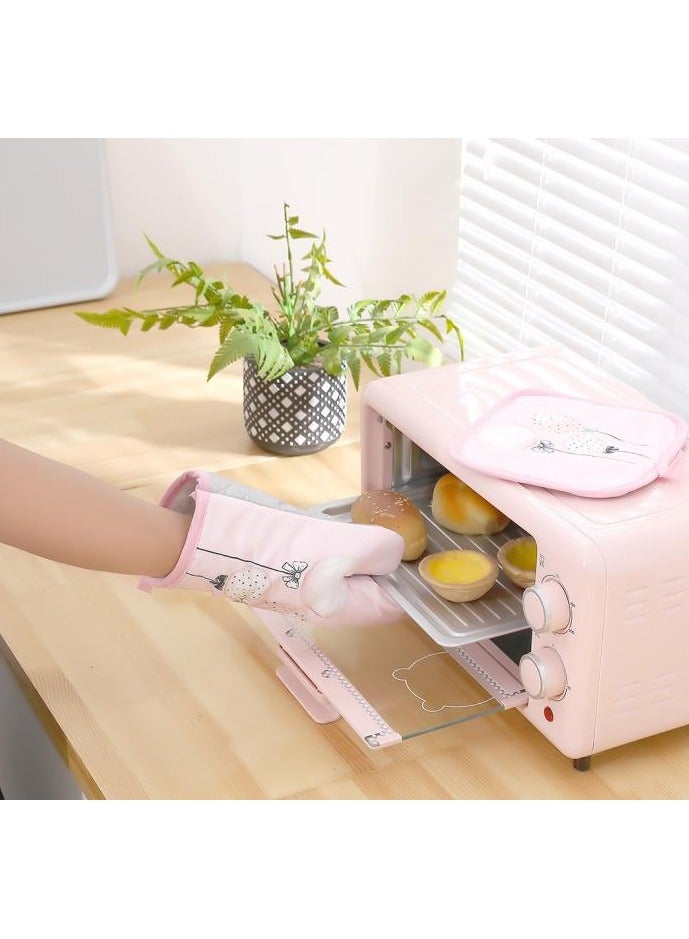 a pair of home portable oven insulation gloves - Image 3