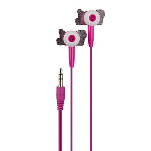 DCI in-Ear Headphones, Good Vibes Sentiment Earbuds, Pink Cord, 3.5mm Socket, Smartphone, Laptop, Tablet Compatible - Image 2