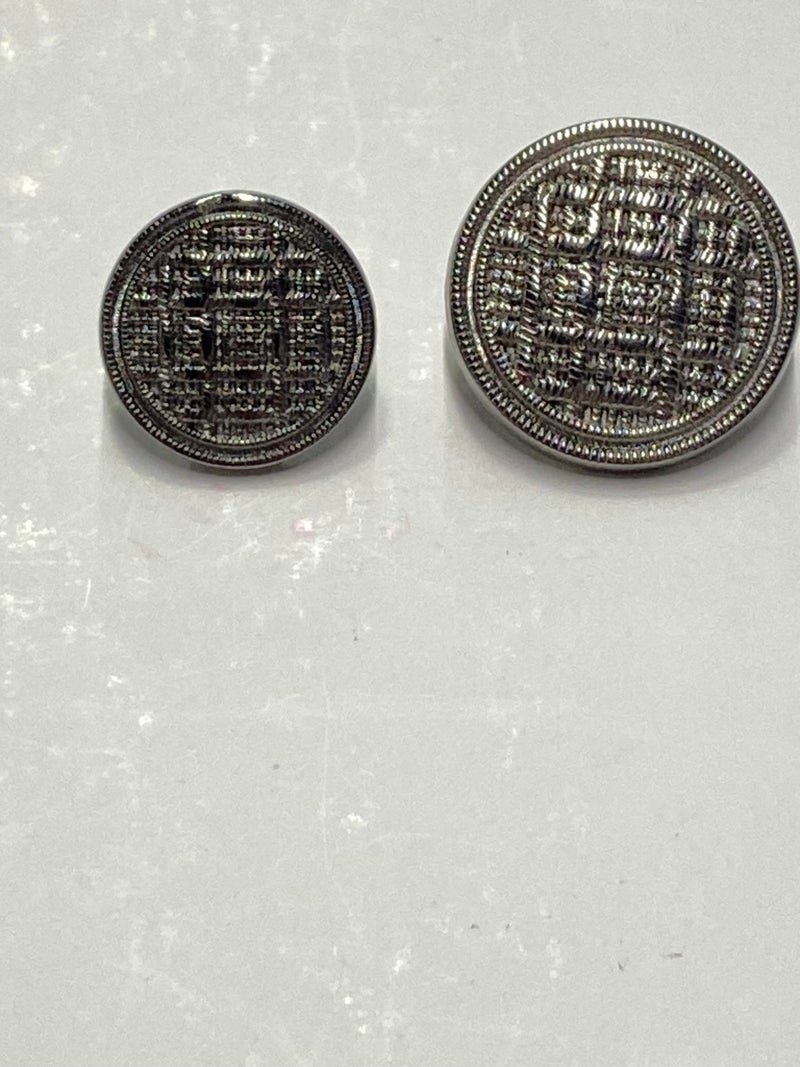 Karan Tuhafiye Karan Haberdashery Blazer Jacket Button Set Wicker Model Anthracite - Image 3