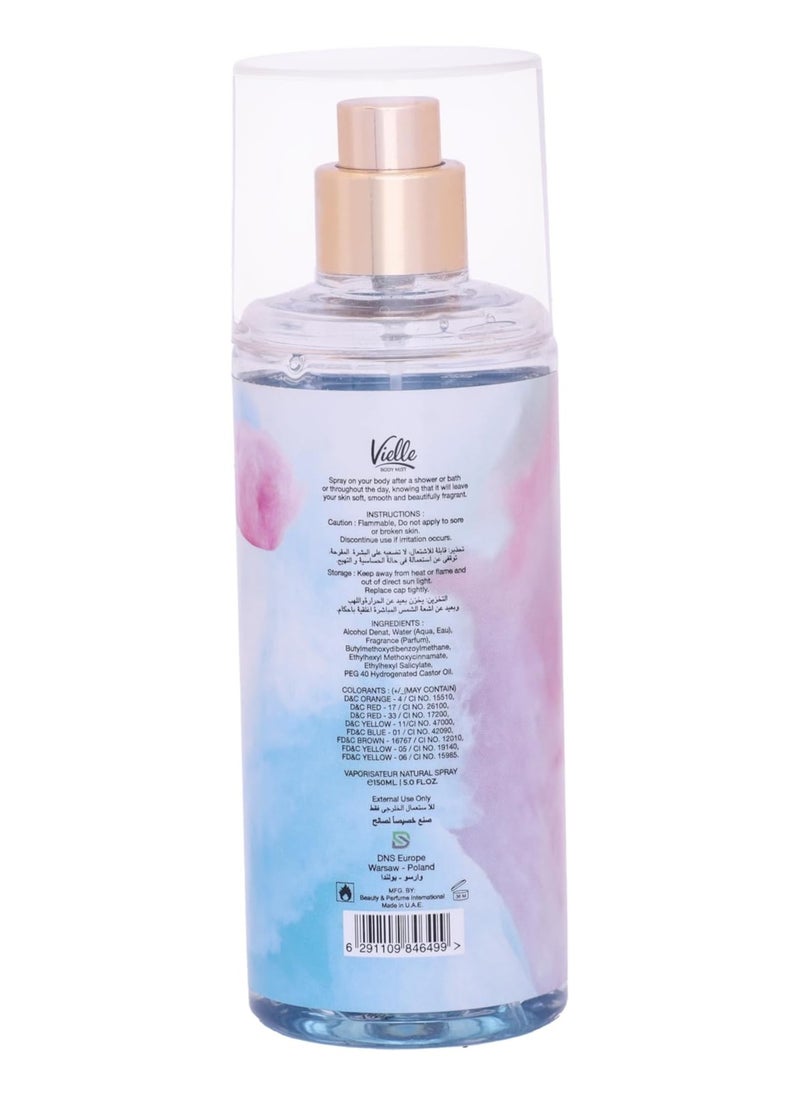 Vielle - Refreshing Body Mist With Long Lasting Fragrance, Cotton Candy - 250 Ml - Image 1