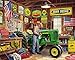 Springbok Grandpas Garage 1000 Piece Jigsaw Puzzle for Adults John Deere Tractor Unique Cut Pieces Made in USA - Image 2