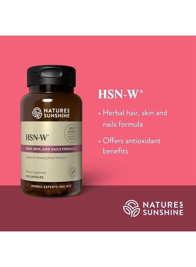 NATURE'S SUNSHINE HSN-W, 100 Capsules - Image 4