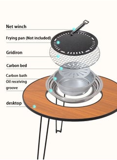 الطبخ في الهواء الطلق نزهة الشواء الصغيرة للتخييم التنزه النزهات المحمولة الفحم شواية باربيكيو أضعاف مجموعة كاملة التخييم شواء شواء - pzsku/ZEB4B38B993623DF48ABAZ/45/_/1712127283/b2ce647f-4d32-44ac-8884-5640b321509d