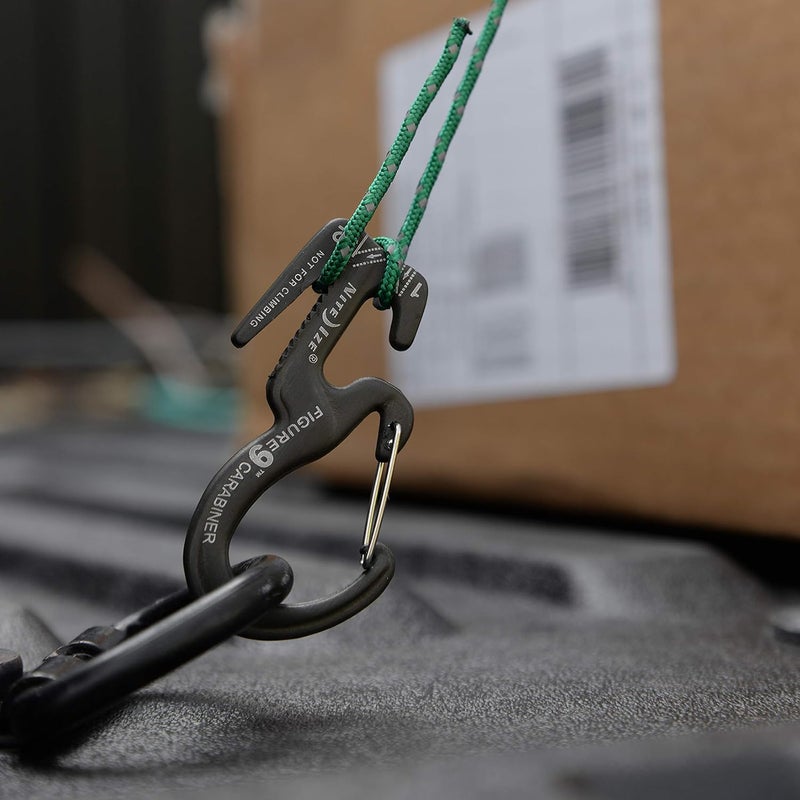 NiteIze Carabiner Clip/Rope Tightener, Silver, 2-3/4 in. (Pack of 2) - Image 4