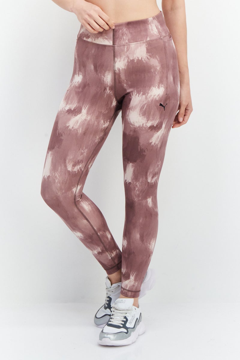 PUMA Women Sportswear Fit Training Tight, Mauve - Image 1