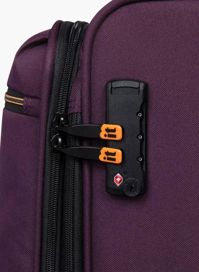 it Solid Softcase Trolley Bag with Retractable Handle - 24 Inches Check-in Bag