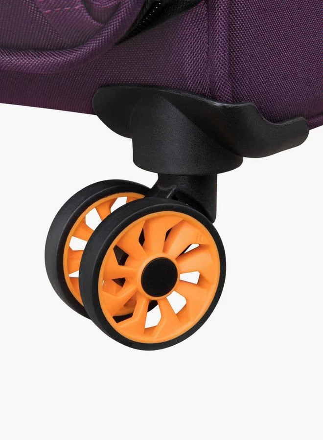 it Solid Softcase Trolley Bag with Retractable Handle - 24 Inches Check-in Bag