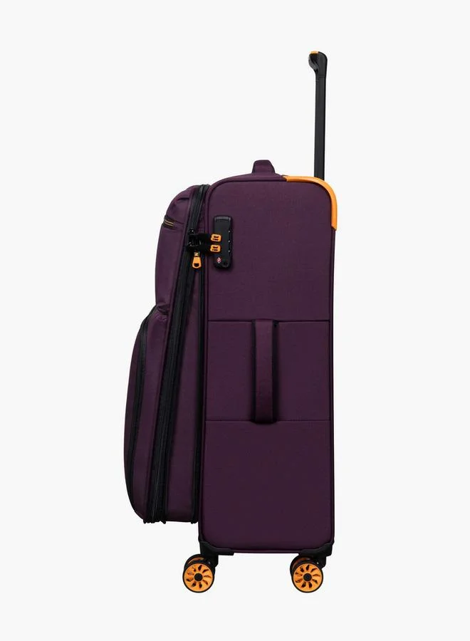 it Solid Softcase Trolley Bag with Retractable Handle - 24 Inches Check-in Bag