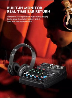 Mi VAZA Mi VAZA Sound Mixing Console Record 48V Phantom Power Monitor with USB  - Image 4