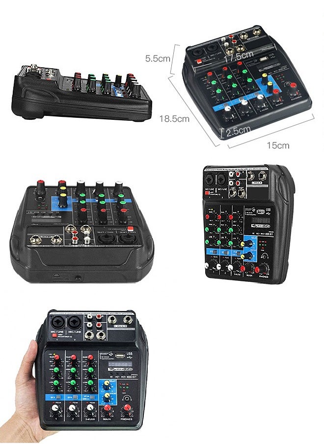 Mi VAZA - وحدة التحكم لمزج الصوت Mi VAZA تسجل شاشة الطاقة الوهمية 48 فولت مع USB - Image 1