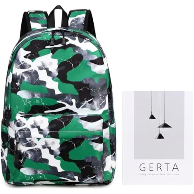 Gerta School Bag Boys Backpack Kids Lightning Large Teenage Durable Rucksack Lightweight Travel Waterproof Starry Student Bookbag - Image 2