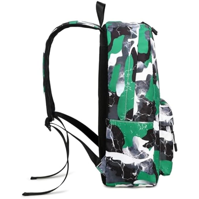 Gerta School Bag Boys Backpack Kids Lightning Large Teenage Durable Rucksack Lightweight Travel Waterproof Starry Student Bookbag - Image 4