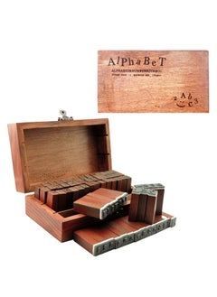 UCEC Letter Stamps 70Pcs Alphabet Stamps For Clay Wooden Rubber Letter Number And Symbol Stamp Set For Scrapbooking Supplies Diy Craft Card Making  - Image 1