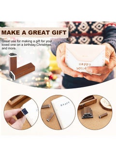 UCEC Letter Stamps 70Pcs Alphabet Stamps For Clay Wooden Rubber Letter Number And Symbol Stamp Set For Scrapbooking Supplies Diy Craft Card Making  - Image 3