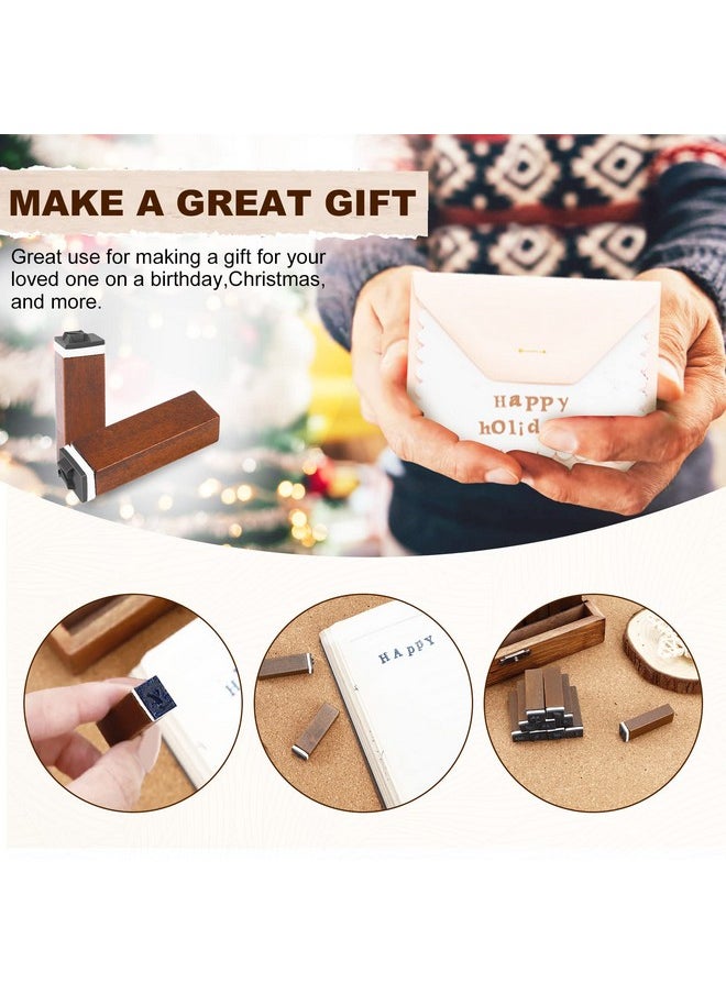 UCEC Letter Stamps 70Pcs Alphabet Stamps For Clay Wooden Rubber Letter Number And Symbol Stamp Set For Scrapbooking Supplies Diy Craft Card Making  - Image 3