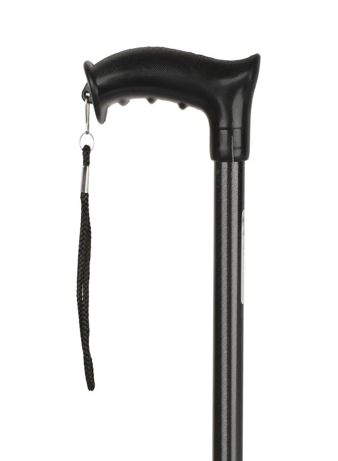 iwalk; Changing Lives iWalk Walking Stick for Old People, Adult Men/Women, Patients & Physically Challenged with Adjustable Height Strong Aluminium Body (Black) - Image 2