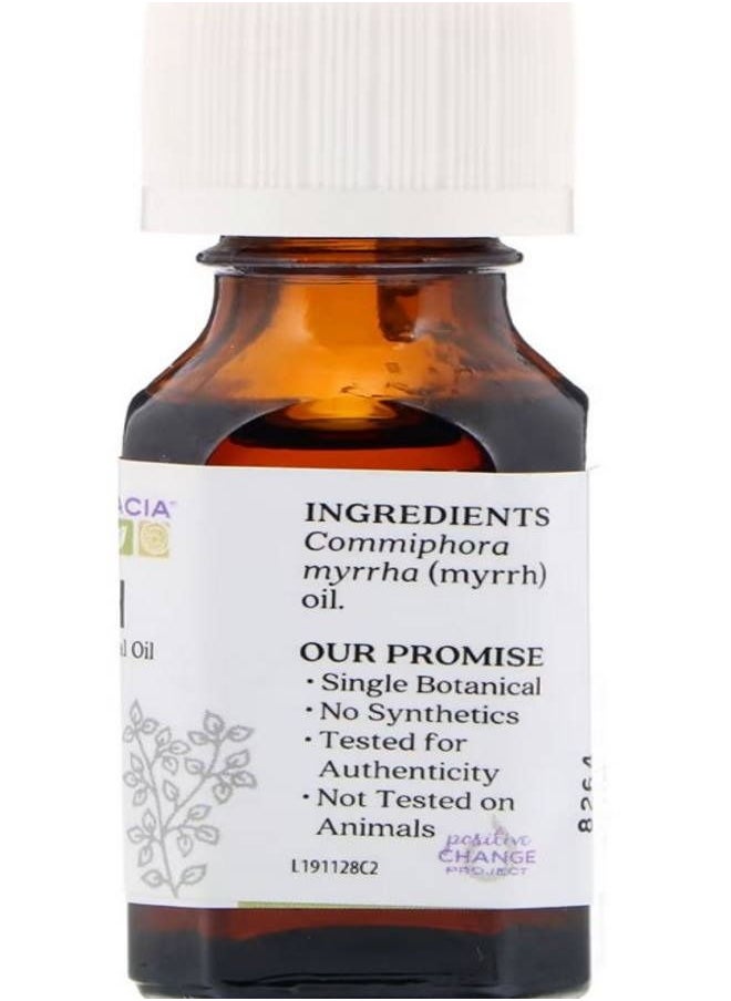 Aura Cacia Pure Essential Oil Myrrh 0.5 fl oz 15 ml  - Image 2