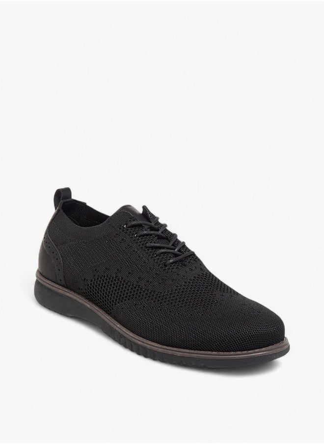 LBL by Shoexpress Men's Mesh Detail Lace-Up Sneakers  - Image 2