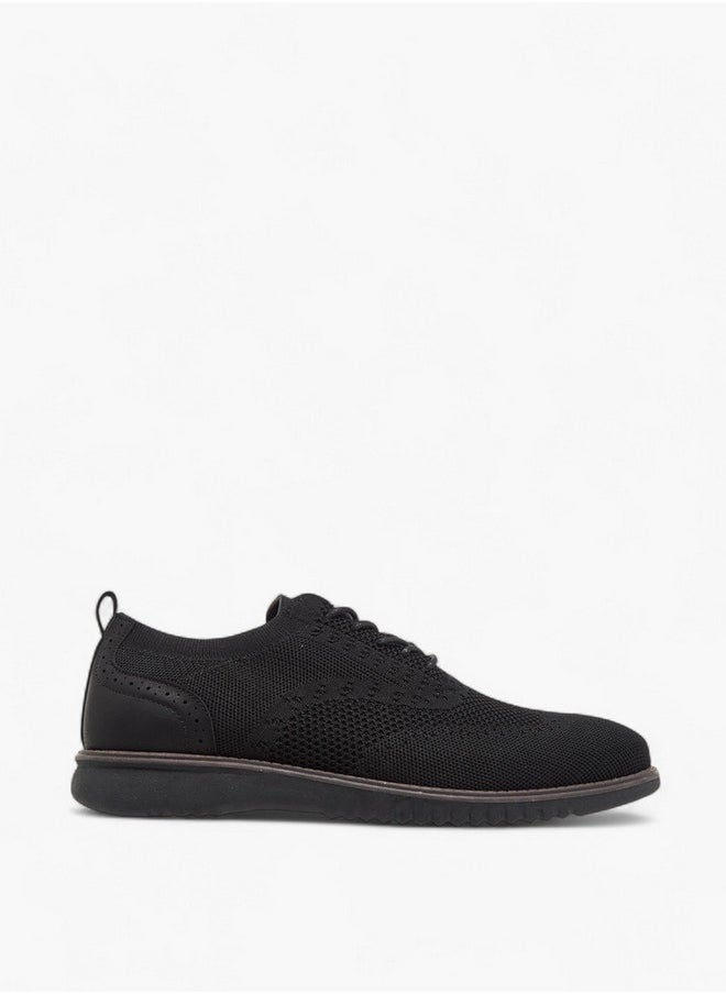 LBL by Shoexpress Men's Mesh Detail Lace-Up Sneakers  - Image 3