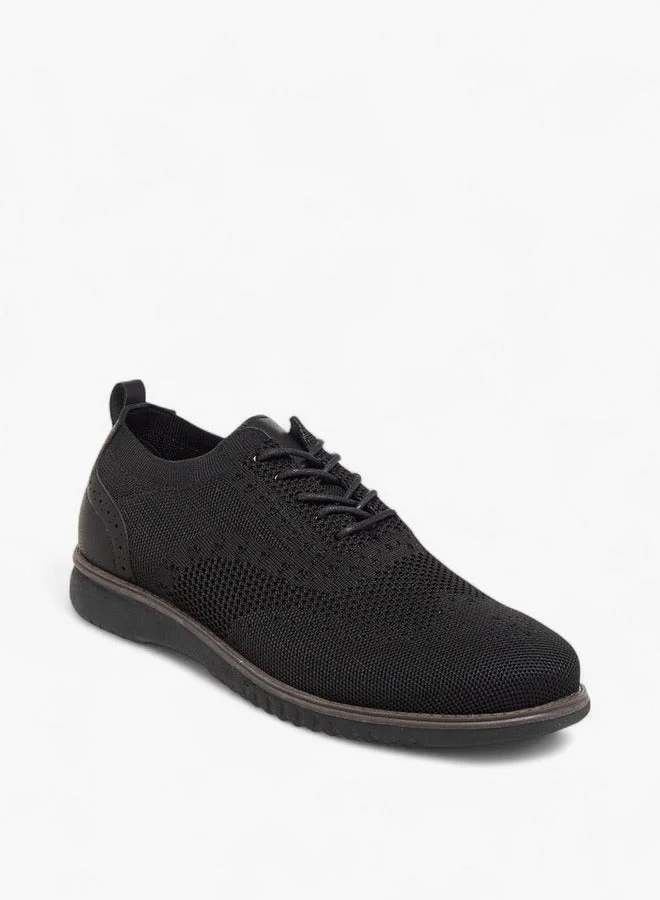 LBL by Shoexpress Men's Mesh Detail Lace-Up Sneakers