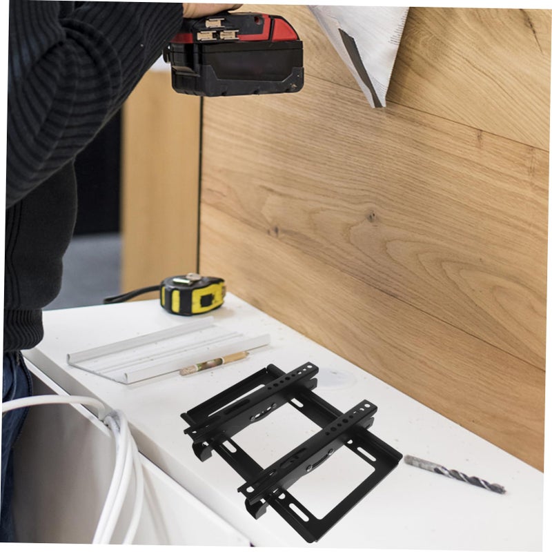 Adjustable TV Wall Mount Bracket Easy Tilt Sturdy Construction Space Saving Design - Image 4