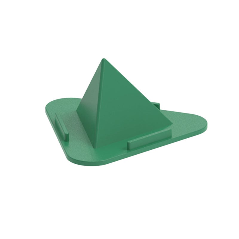 10 Pcs Simple Pyramid Bracket Mobile Phone Case Base Bracket Triangle Bracket Desktop Phone Holder for Smart Phone Tablet(Random Color) - Image 2