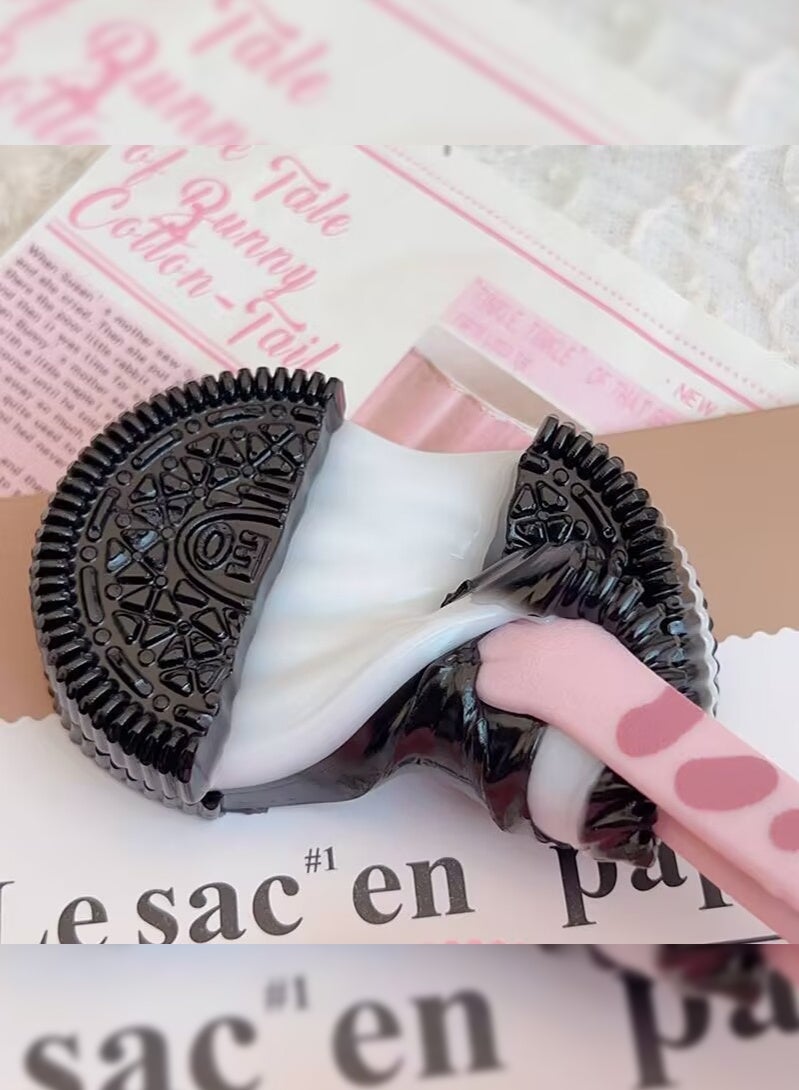 Haidue 5Pack Squishy Toy for Kids Sensory Stress Relief Fidget Toys, Soft & Safe for Boys & Girls, Pink, Black, Purple，Brushed Biscuits - Image 3