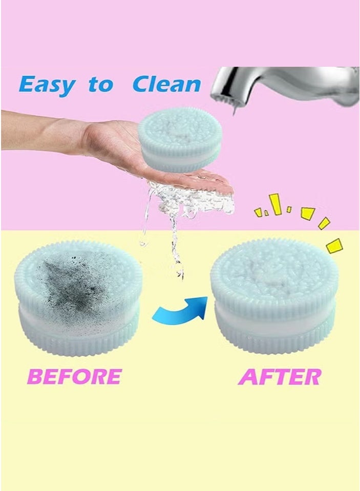 Haidue 5Pack Squishy Toy for Kids Sensory Stress Relief Fidget Toys, Soft & Safe for Boys & Girls, Pink, Black, Purple，Brushed Biscuits - Image 4