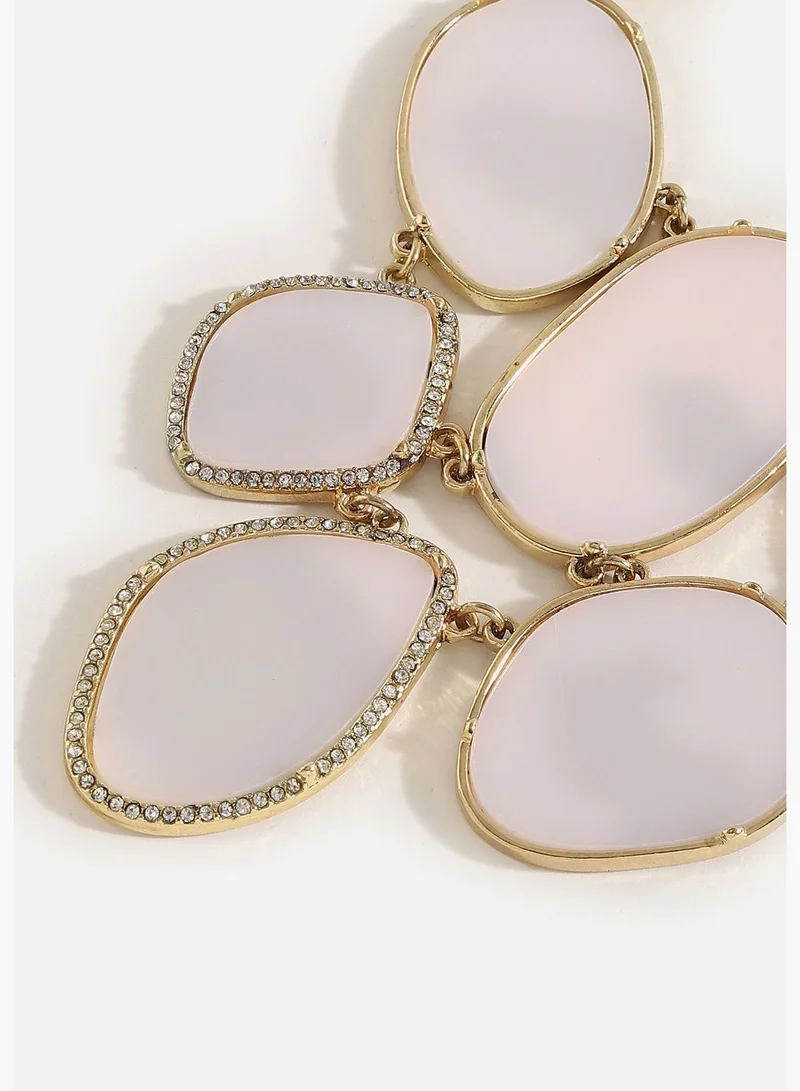 SOHI Gold Plated Designer Necklace