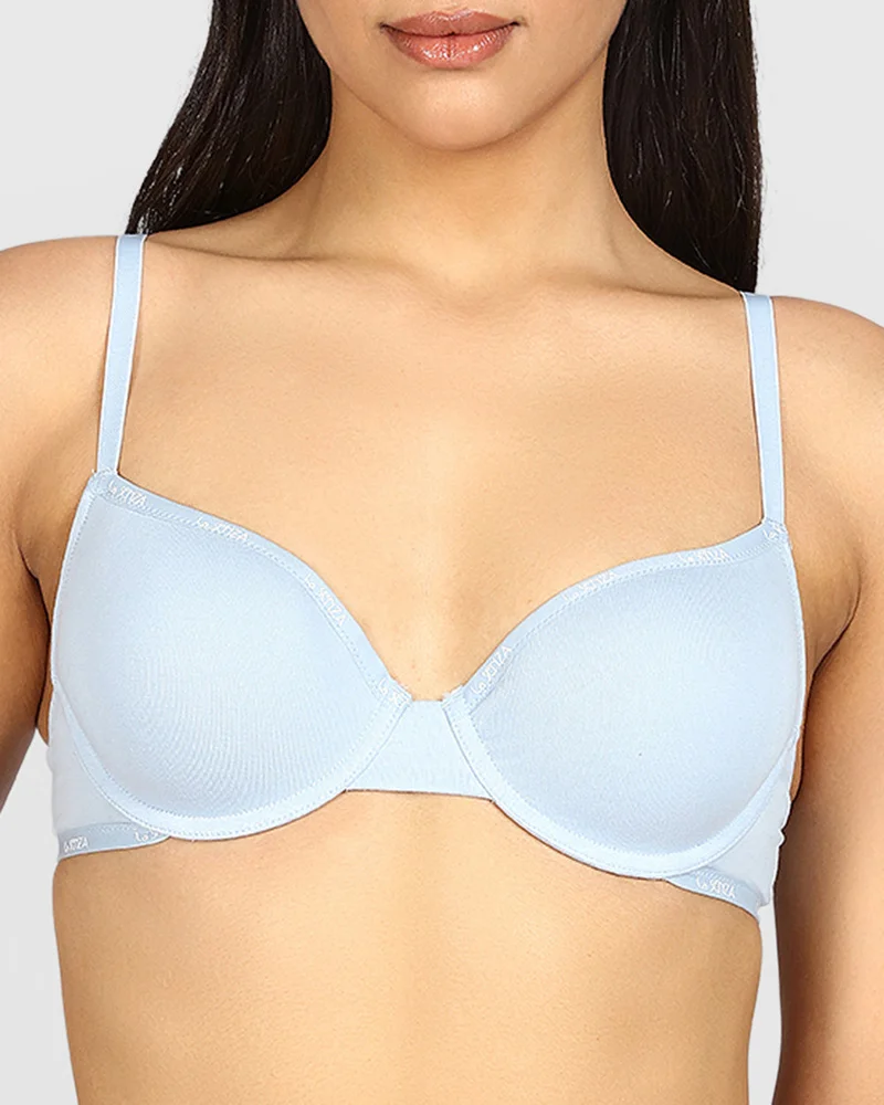 لا سينزا La Senza Remix Lightly Lined Demi Cotton Bra