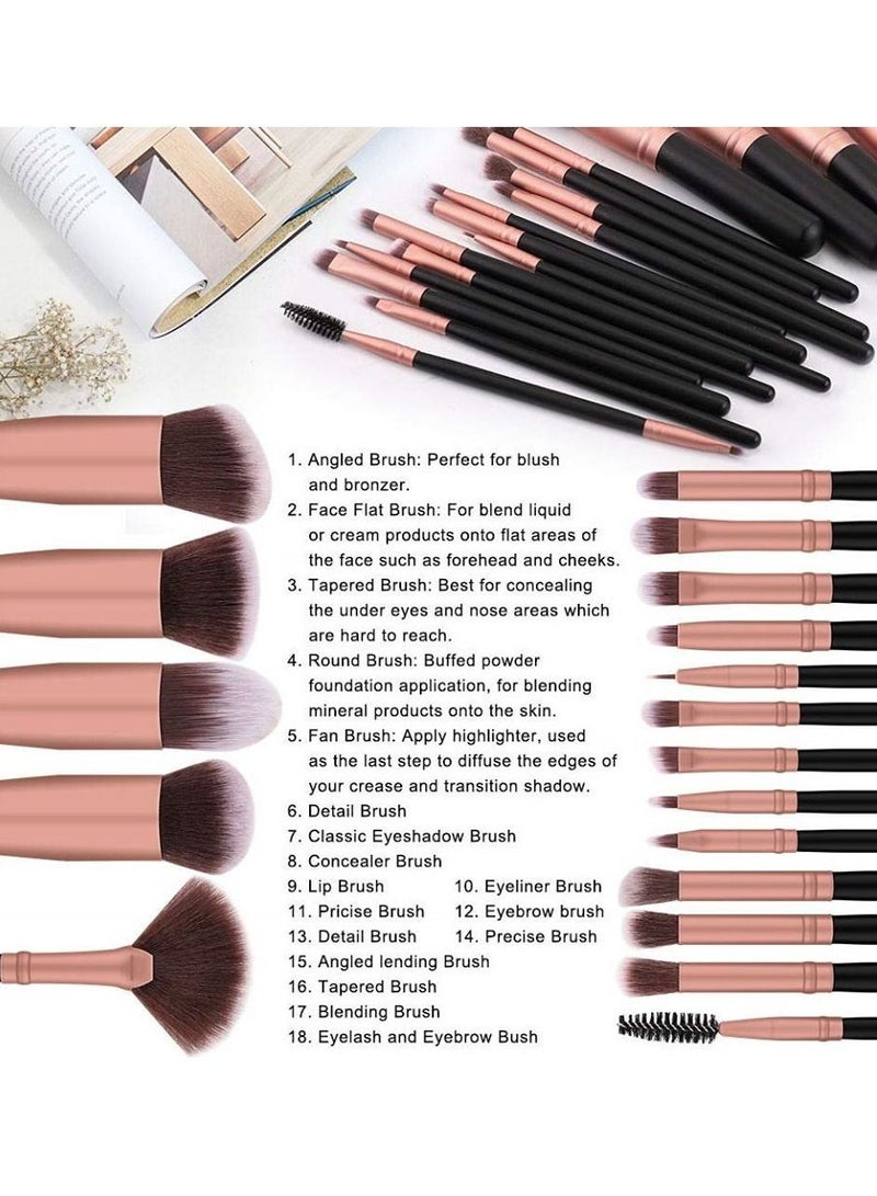 14 PCS Professional Makeup Brush Set - Image 2