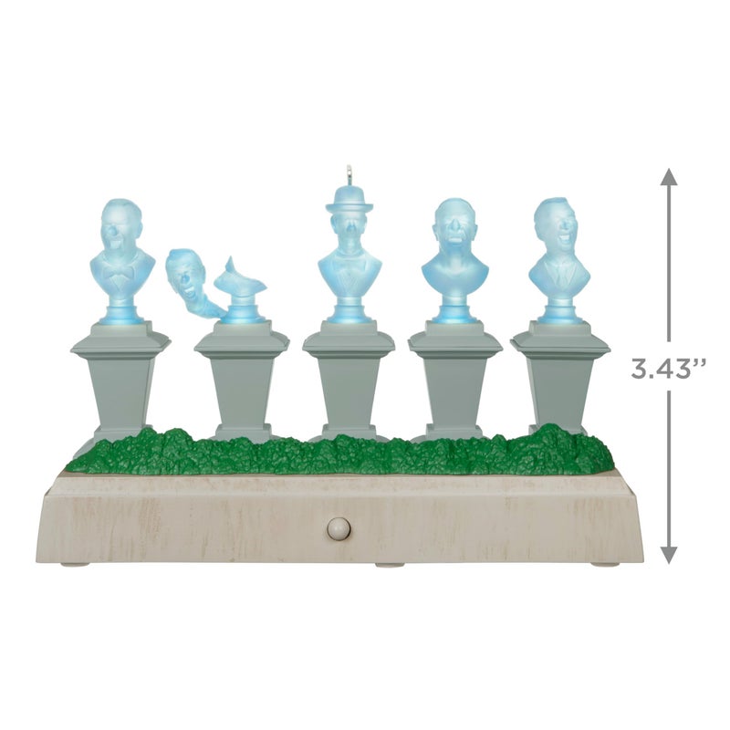 Hallmark Keepsake Christmas Ornament  Disney The Haunted Mansion Collection The Singing Busts With Light and Sound  Gifts for Disney Fans - Image 5