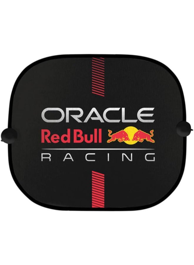 Red Bull 2-Piece Oracle Racing Universal Car Sunshade Black and Red 20 x 2 x 20 cm RBSB001 - Image 2