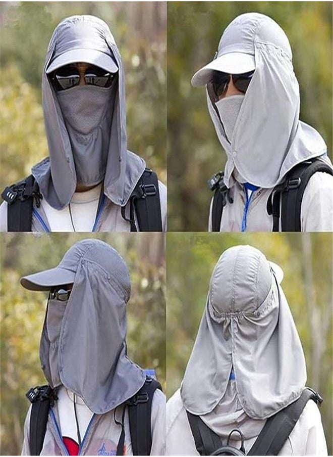 Goolsky Fashion Outdoor Upf 50+ Uv Sun Protection Waterproof Quick Dry Breathable Face Neck Flap Cover Folding Sun Hat  - Image 2