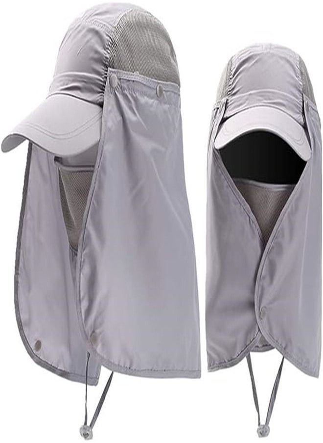 Goolsky Fashion Outdoor Upf 50+ Uv Sun Protection Waterproof Quick Dry Breathable Face Neck Flap Cover Folding Sun Hat  - Image 1
