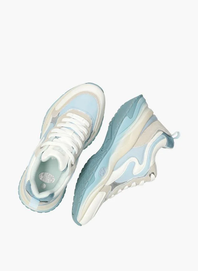 Mexx BLUE Women Palma Ora Lace-Up Sneakers for Women | Best Price UAE