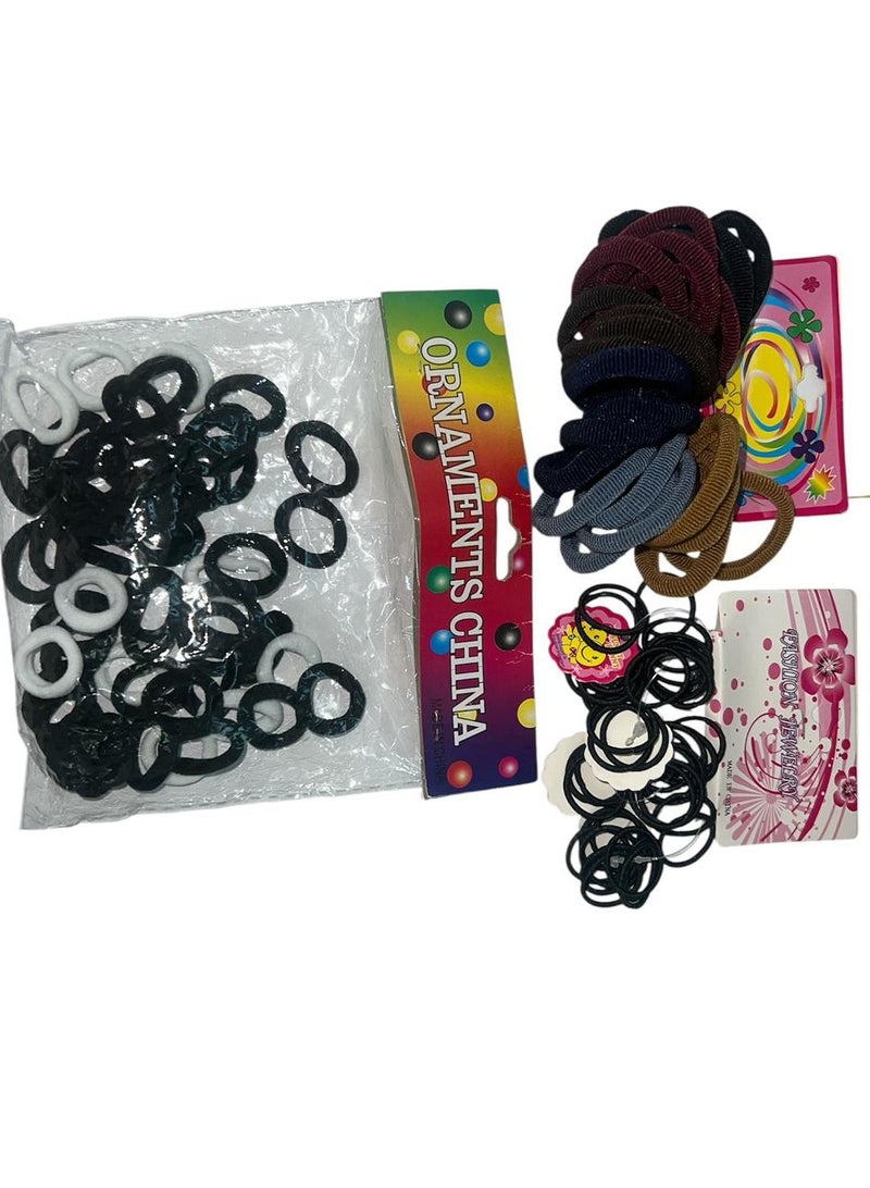 إسكدنيا مجموعة بكل وربطات شعر متنوعه وبألوان مختلفة 3 مجموعات - Image 2