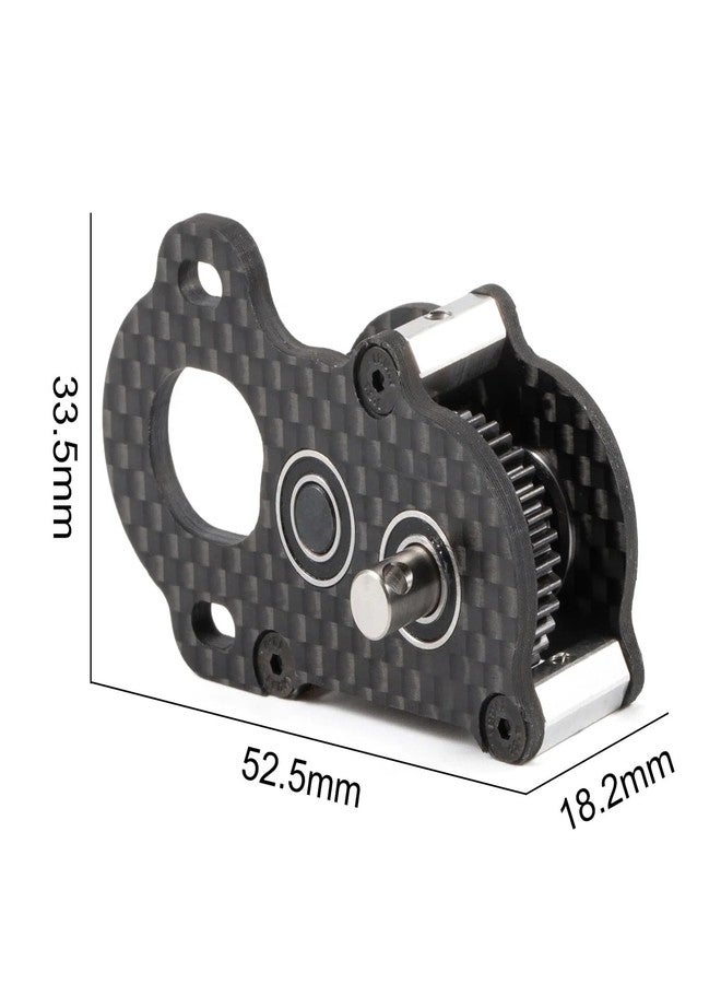 ZMHOBBY Ultra-Light Portal Transmission Carbon Gearbox with Adapter Plate for 1/10 Comp Rigs LCG Chassis - Image 2