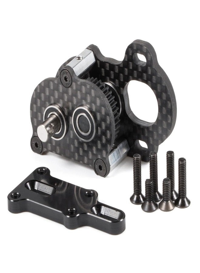 ZMHOBBY Ultra-Light Portal Transmission Carbon Gearbox with Adapter Plate for 1/10 Comp Rigs LCG Chassis - Image 1