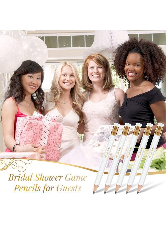 Chinco 72 Pieces Bridal Shower Game Pencils Wedding Pencils Pre Sharpened Mini Short Pencils 4 Inch Game Pencils Bridal Pencils For Wedding Shower Favors Presents Gifts Golf Classroom School (Classic)  - Image 2