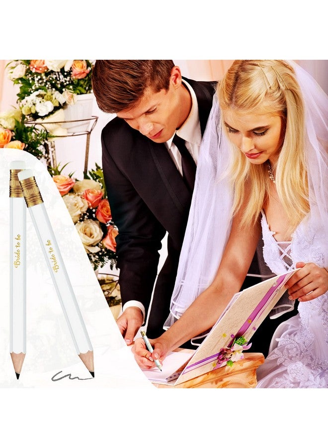 Chinco 72 Pieces Bridal Shower Game Pencils Wedding Pencils Pre Sharpened Mini Short Pencils 4 Inch Game Pencils Bridal Pencils For Wedding Shower Favors Presents Gifts Golf Classroom School (Classic)  - Image 5