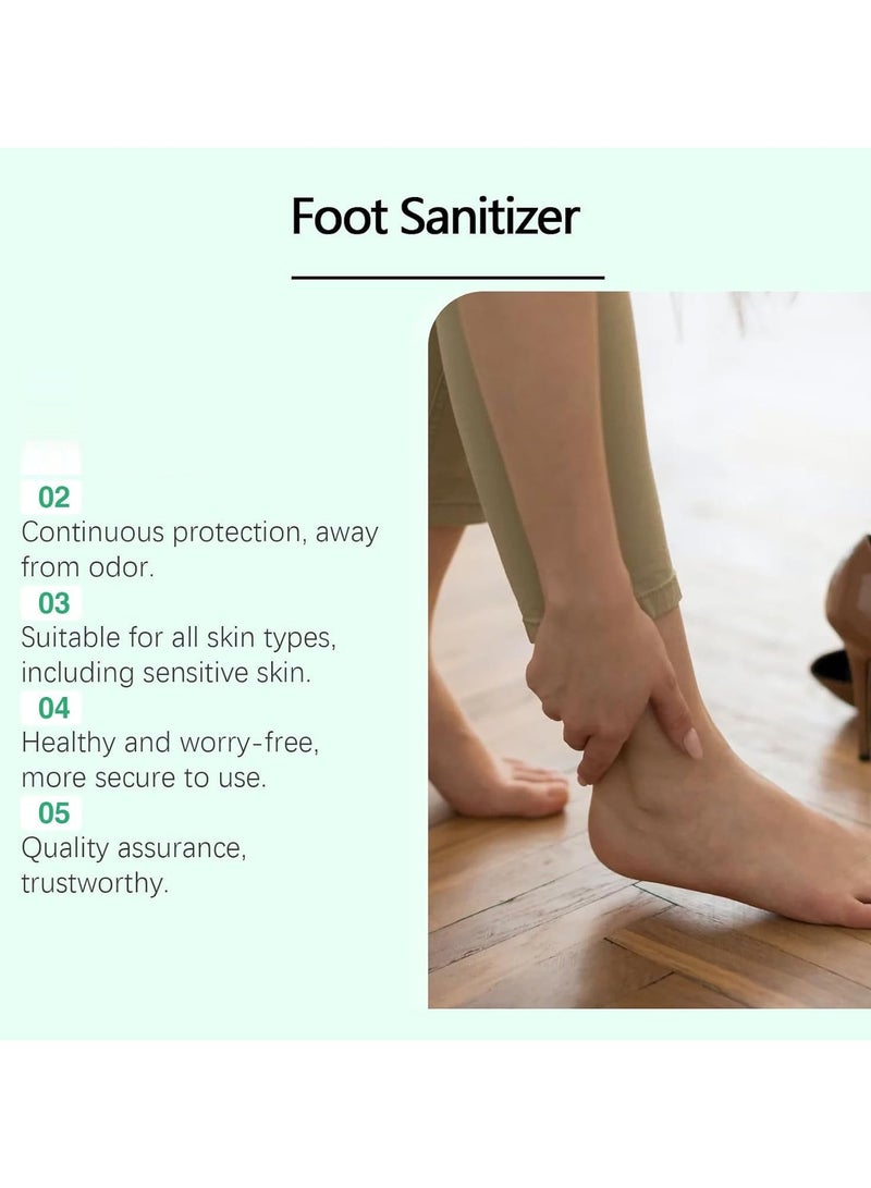 ximonth Foot Sanitizer Spray with Tea Tree Oil,Foot Deodorant Spray, Foot Odor Eliminator for Stinky Feet, Foot Sweat Foot Odor Freshener,Clear Foot Sanitizer Spray,Tea Tree Oil Foot Spray, 100 ml/3.5 oz  - Image 4