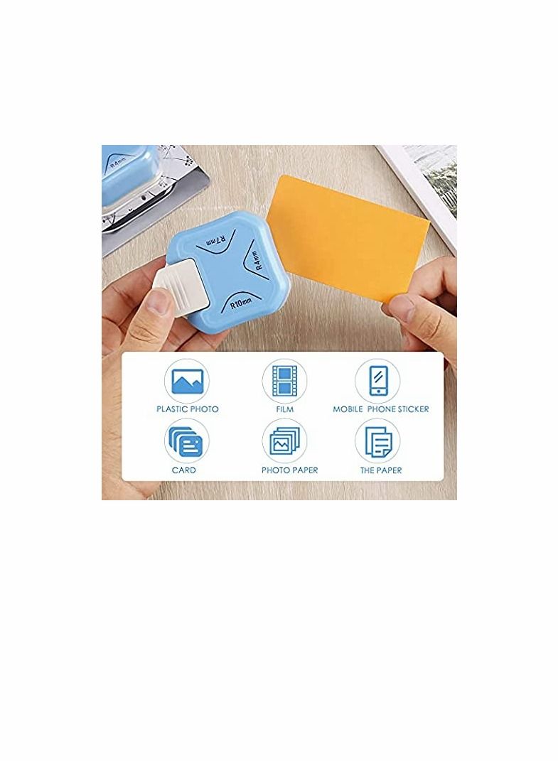 KASTWAVE 3 in 1 Corner Rounder Punch 4mm 7mm 10mm Way Cutter for Paper Craft Laminate DIY Projects Photo Card Making and Scrapbooking - Image 4