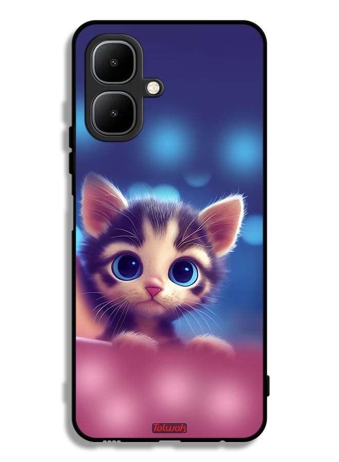 Infinix Smart 10 Protective Case Cover Little Cat